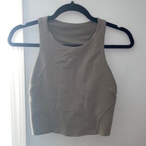 lululemon Invigorate (Wunder Train) tank - CAROB BROWN